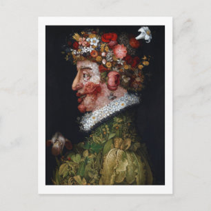 The Spring, Arcimboldo Postcard