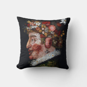 The Spring, Arcimboldo Throw Pillow