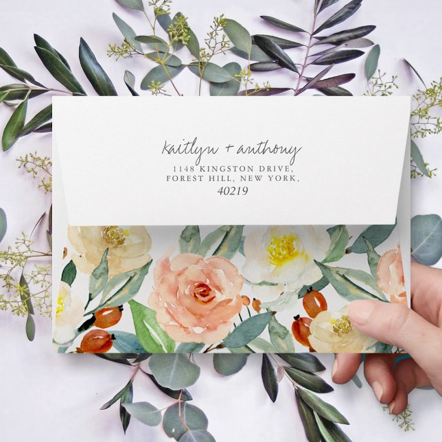 The Spring Blossoms Wedding Collection Envelope (Creator Uploaded)