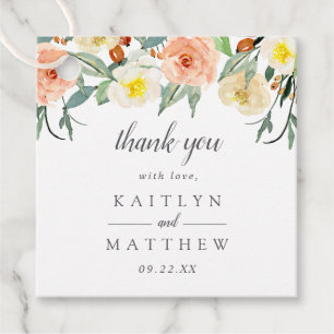 The Spring Blossoms Wedding Collection Favour Tags