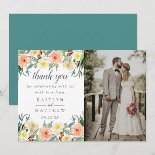 The Spring Blossoms Wedding Collection Thank You Card