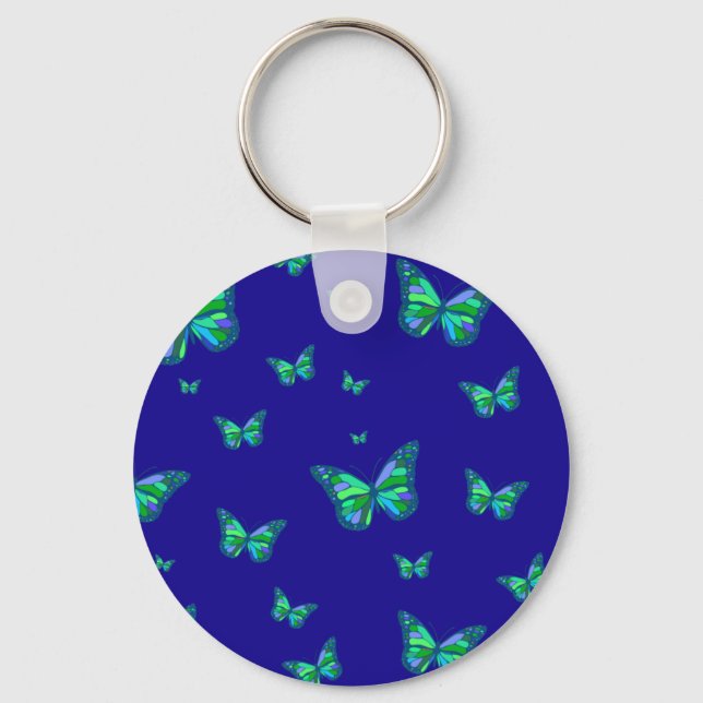 The Spring Butterflies Keychain (Front)