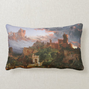 The Sprit of War, 1851 (oil on canvas) Lumbar Pillow