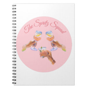 The Spritz Squad Bachelorette Party Bridal Squad Notebook