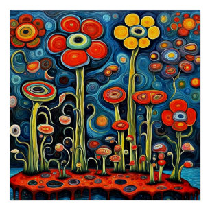 The Sprouting Flowers Poster