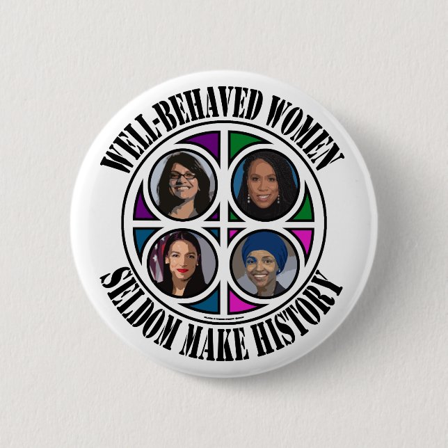 The Squad  2 Inch Round Button (Front)