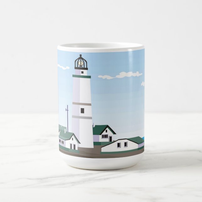 The Square Lighthouse - Coffee Mug (Center)