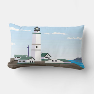 The Square Lighthouse - Lumbar Pillow