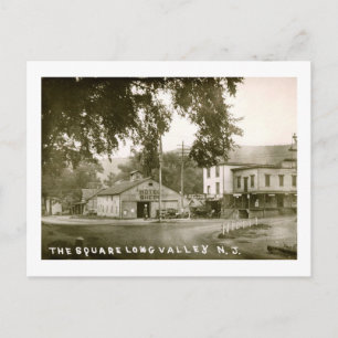 The Square, Long Valley, New Jersey Vintage Postcard