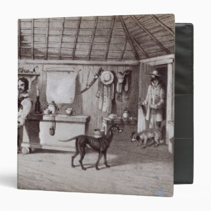 The Squatter's First Home, c.1847 Binder