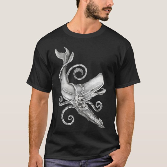 The Squid vs funny T-Shirt (Front)