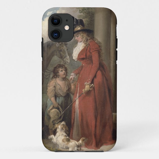 The Squire's Door, c.1790 (oil on canvas) Case-Mate iPhone Case (Back)