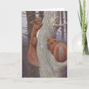  THE SQUIRREL (Sciurus vulgaris) Card