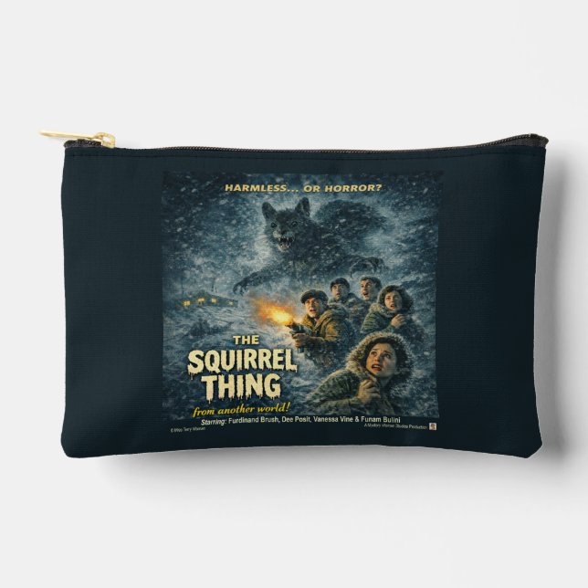 The Squirrel Thing Accessory Pouch (Front)