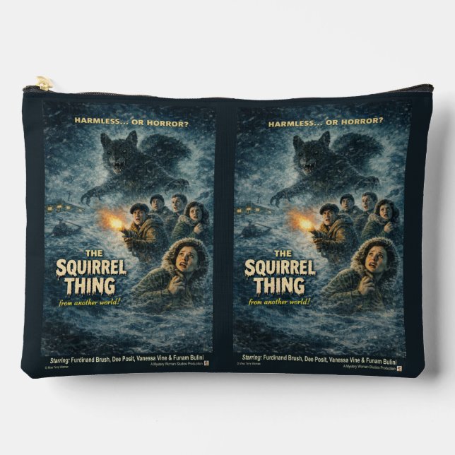 The Squirrel Thing Accessory Pouch (Front)