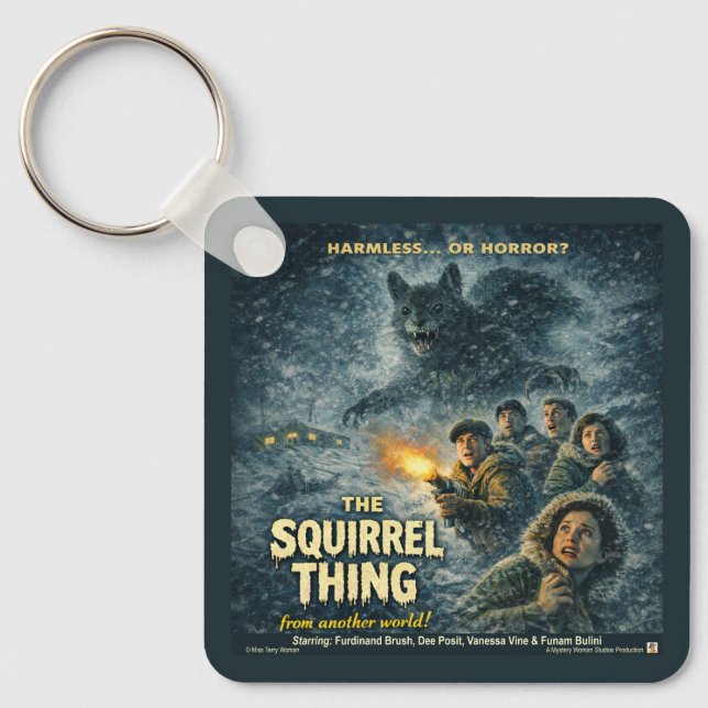 The Squirrel Thing Keychain (Front)