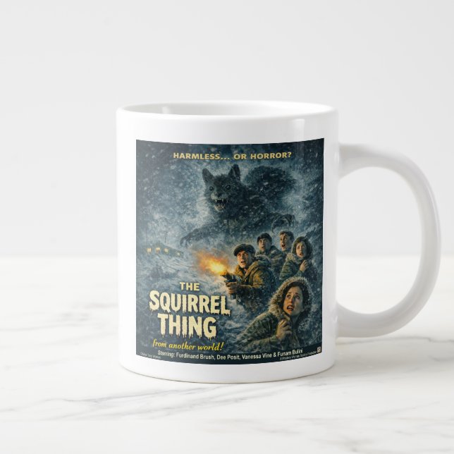 The Squirrel Thing Movie Parody Large Coffee Mug (Right)