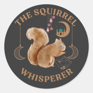 The Squirrel Whisperer cute Ramadan Mubarak Kareem Classic Round Sticker