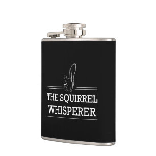 The Squirrel Whisperer Hip Flask