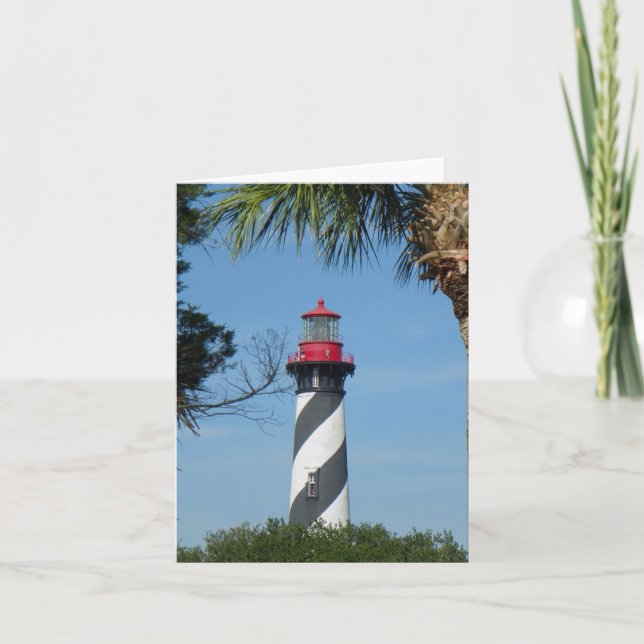 THE ST. AUGUSTINE LIGHTHOUSE Note Card (Front)