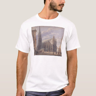 The St. Stephen's Cathedral in Vienna by Rudolf vo T-Shirt