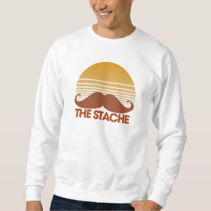 The Stache Retro Design Sweatshirt