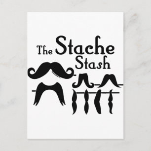 The Stache Stash Postcard