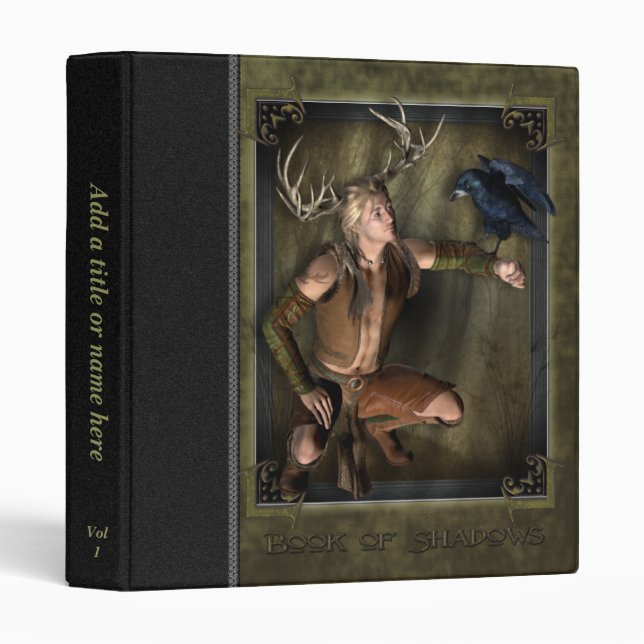 The Stag Book of Shadows 1" Avery Binder (Front/Spine)