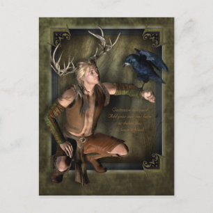 The Stag Customizable Postcard