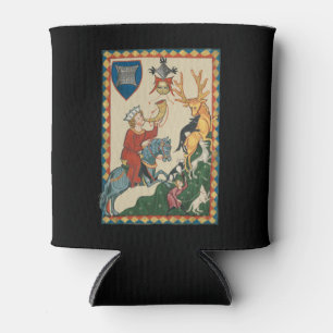 The Stag Hunt, 14th Century Medieval Art Can Cooler