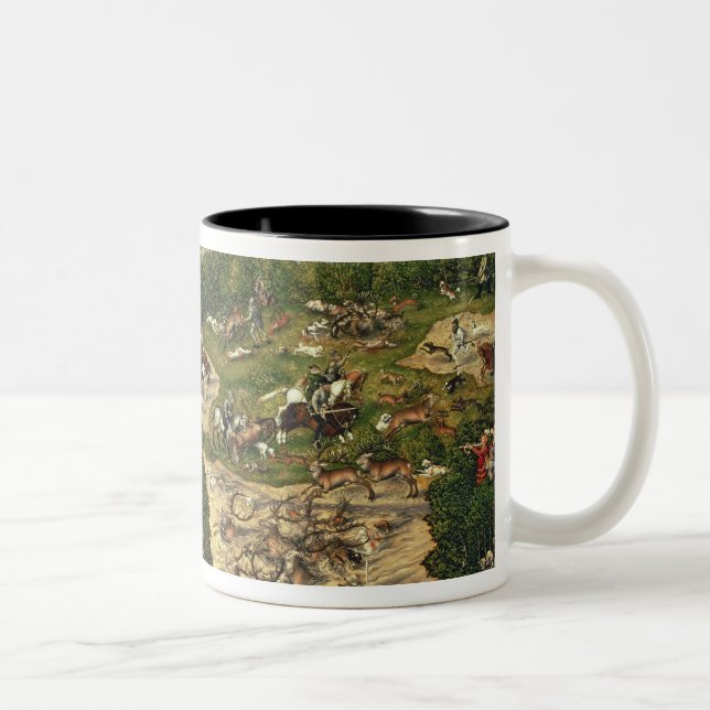 The Stag Hunt Two-Tone Coffee Mug (Right)