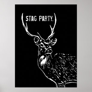 The Stag, party poster