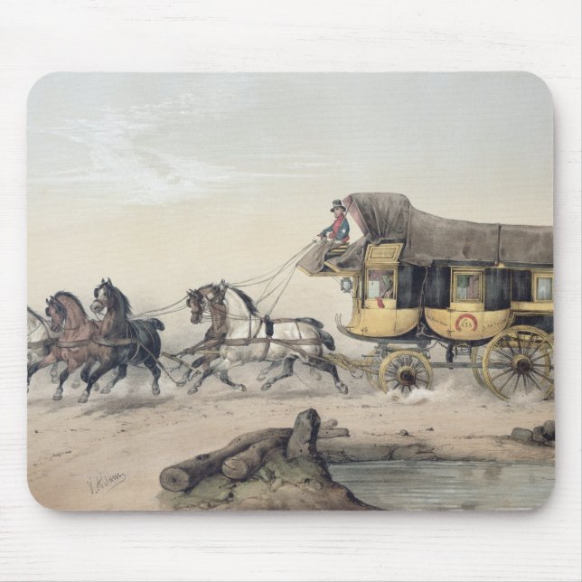 The Stage Coach Mouse Pad (Front)