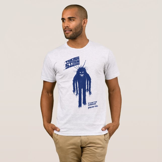 THE STAIN - BLU T-Shirt (Front Full)