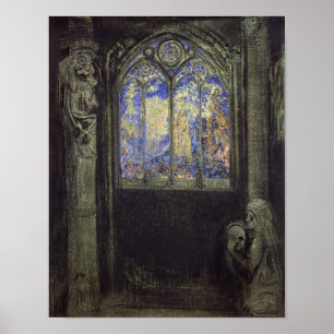 The Stained Glass Window, 1904 Poster