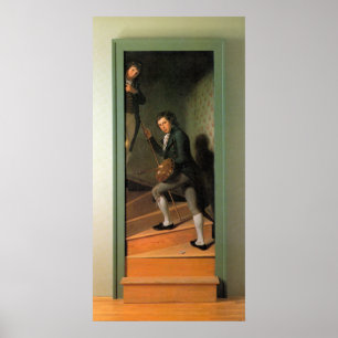 The Staircase Group, by Charles Willson Peale Poster