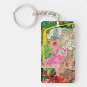 The Stalker - Neon Ballet Chaos Keychain