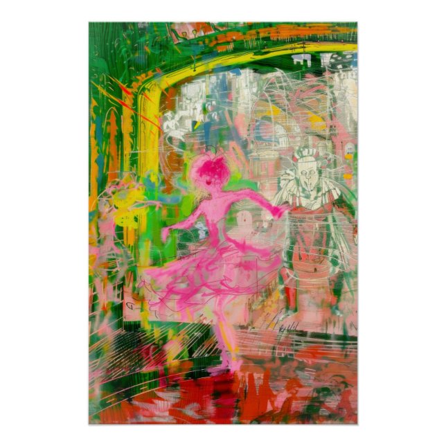 The Stalker - Neon Ballet Chaos  Poster (Front)