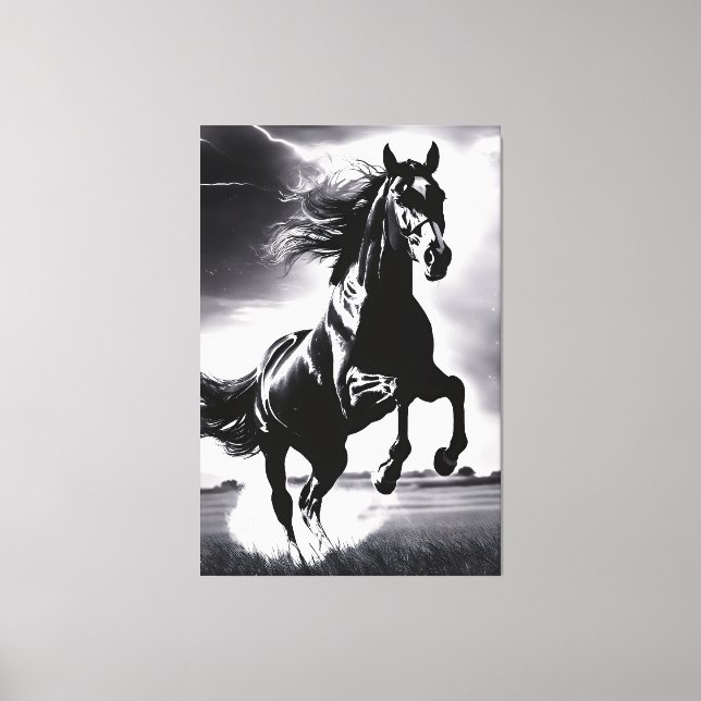 The Stallion Stud Canvas Print (Front)