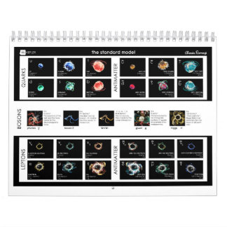The Standard Model of Particles Calendar