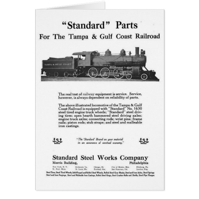 The Standard Steel Works 1915 (Front)