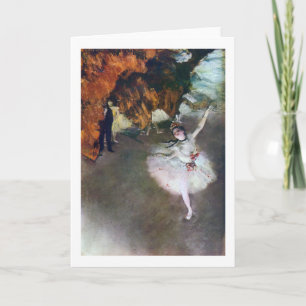 The Star, Ballerina, Edgar Degas, 1878 Card