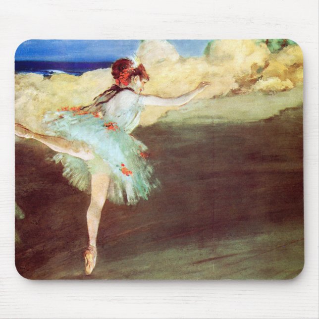 The Star: Dancer on Point by Degas Mouse Pad (Front)