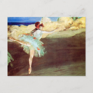 The Star: Dancer on Point by Degas Postcard