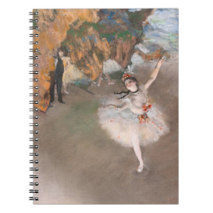 The Star Dancer on Stage Edgar Degas Ballet Notebook