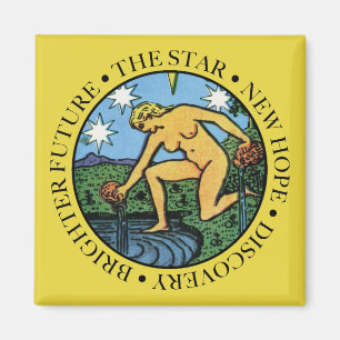 The Star Magnet with Text