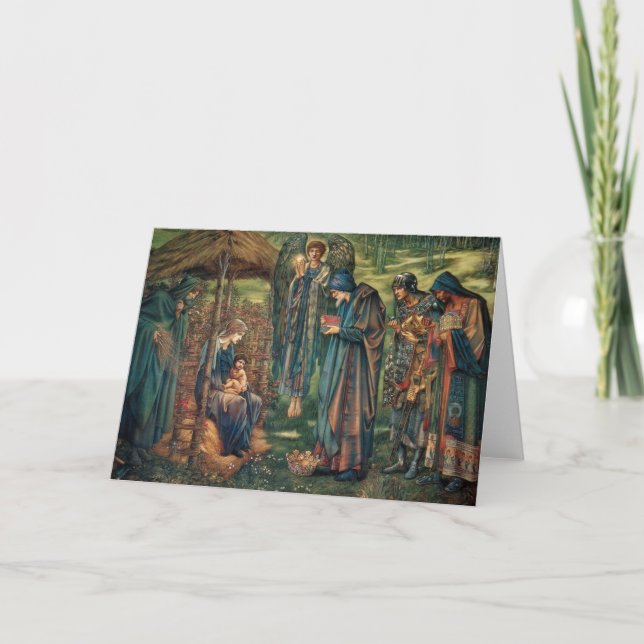 The Star of Bethlehem by Edward Coley Burne-Jones Card (Front)