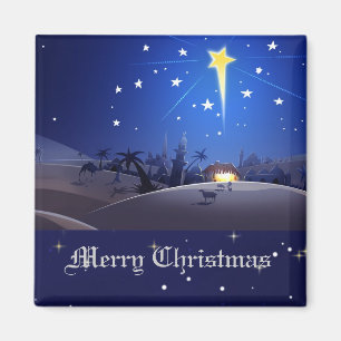 The Star of Bethlehem. Christmas Gift Magnet