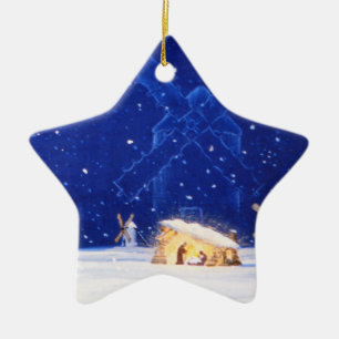 The Star of Bethlehem & DON QUIXOTE Ceramic Ornament