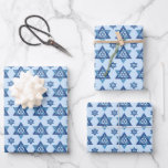 The Star of David,Jewish,Israel,magen David,    Wrapping Paper Sheet<br><div class="desc">The Star of David, Jewish, Israel, magen David, geometric, hexagram, </div>